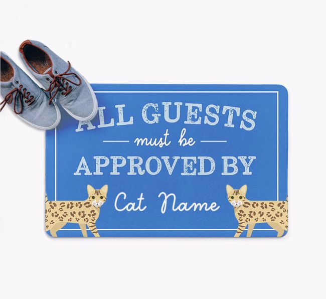 All Guests Must Be Approved: Personalised {breedFullName} Doormat